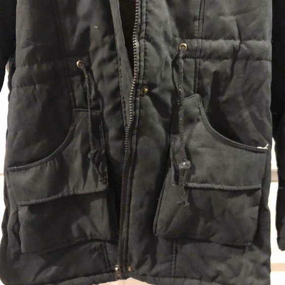 Winter Jacket with Faux Fur Hood - Picture 4 of 7